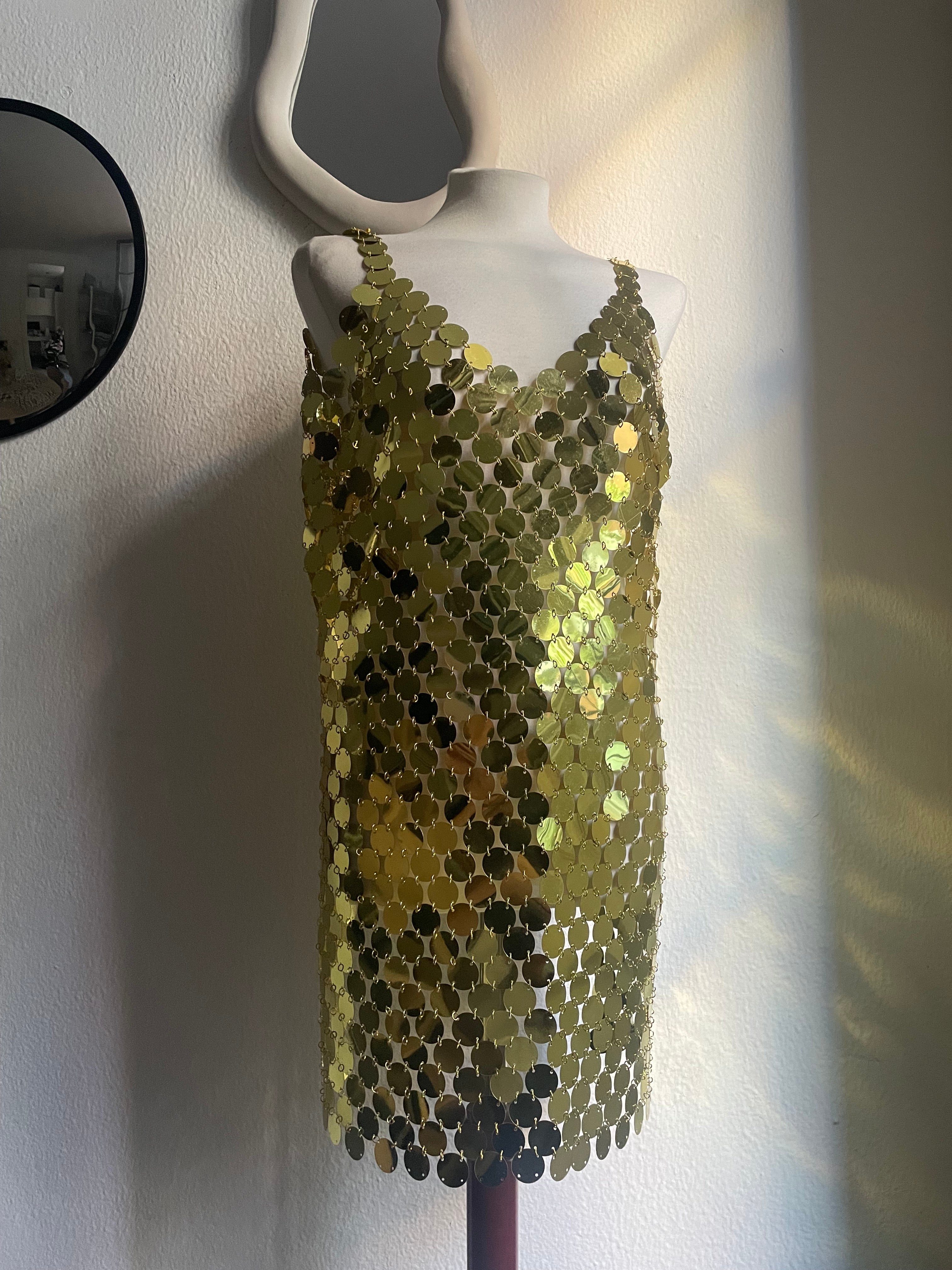 The Sequin Dress - Gold Gold / L The Sequin Dress - Gold Gold / L