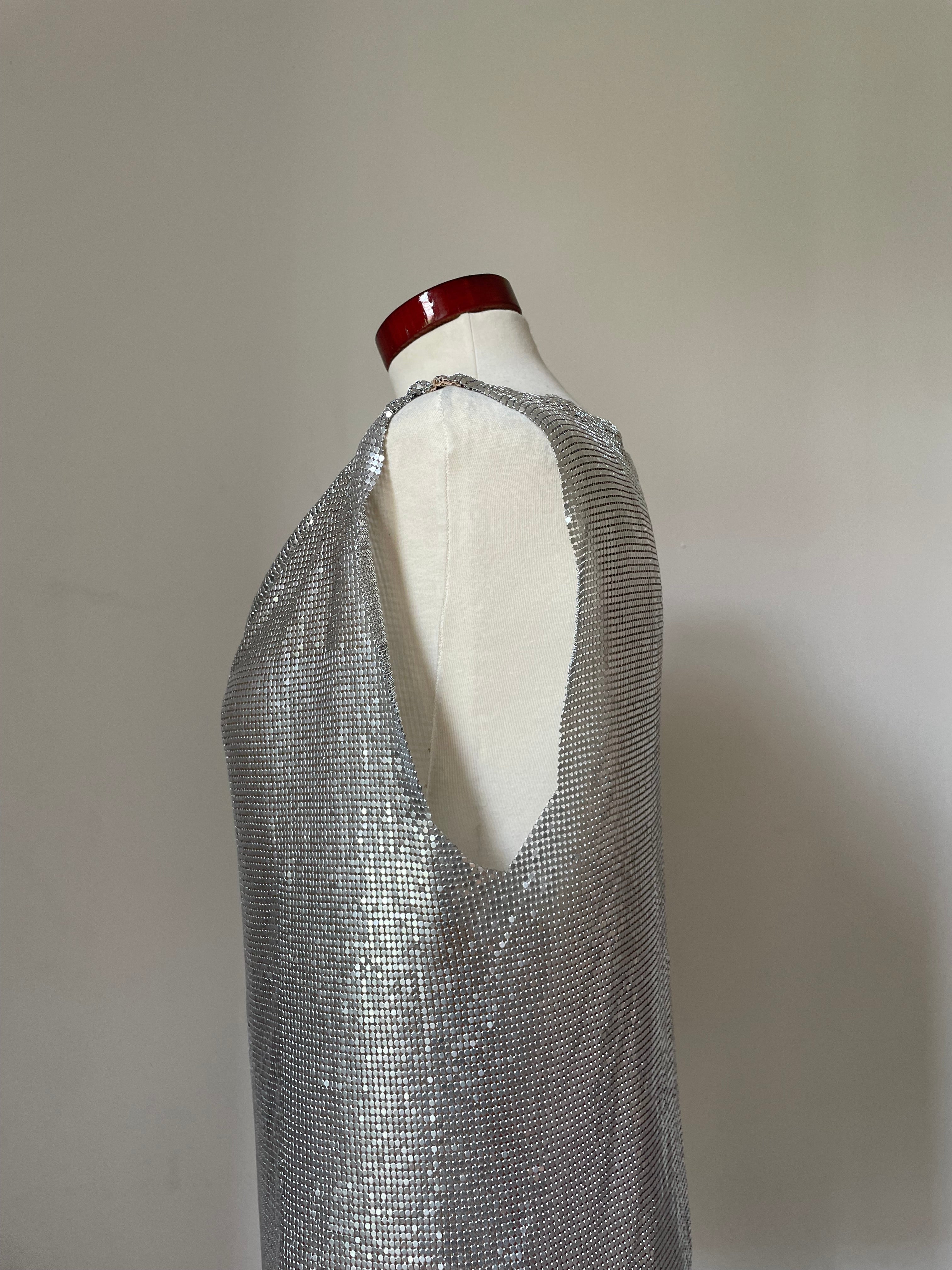 Metal Cowl Tank Top