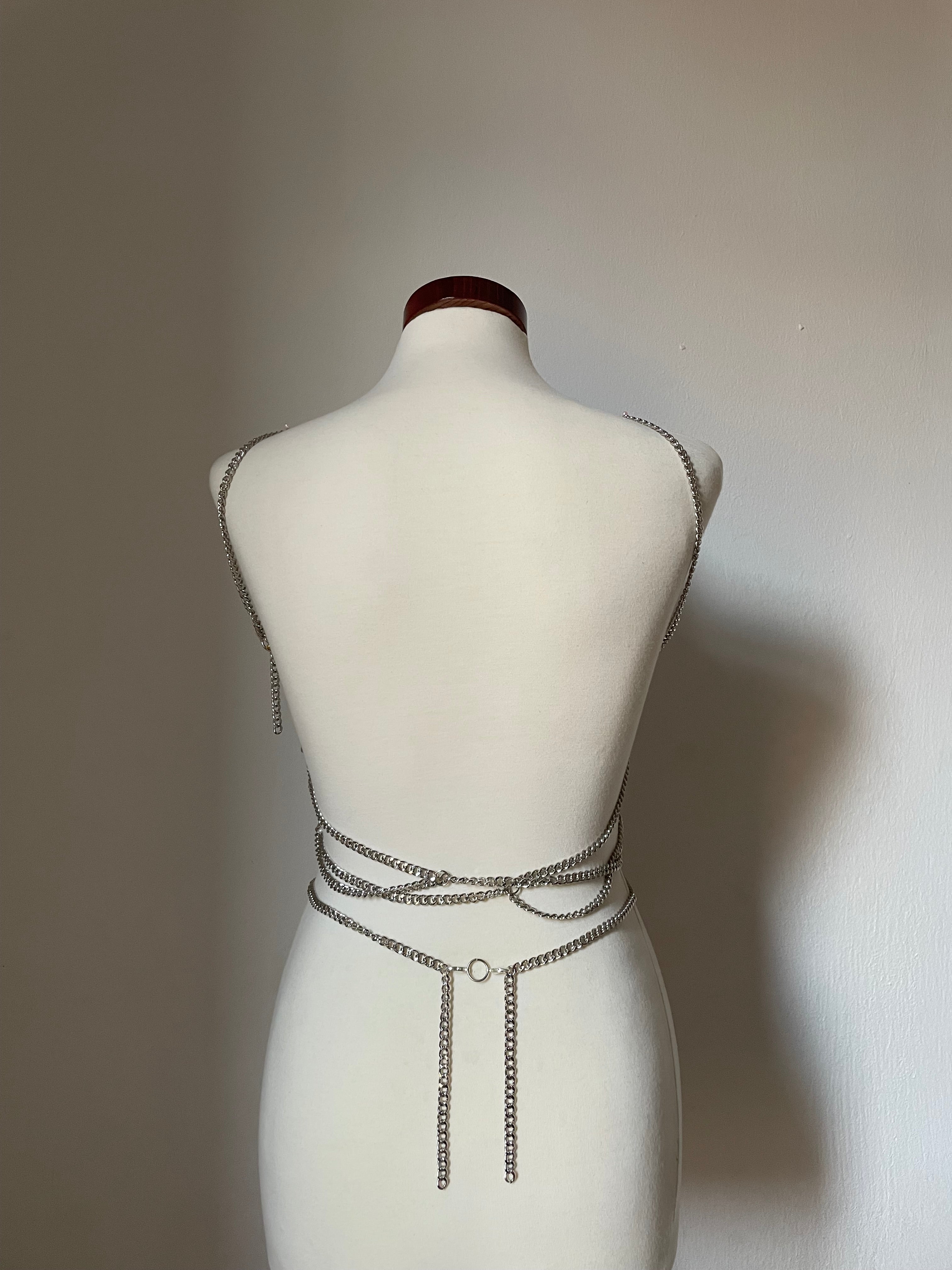 Stellar Crystal Top (Crop) - Silver