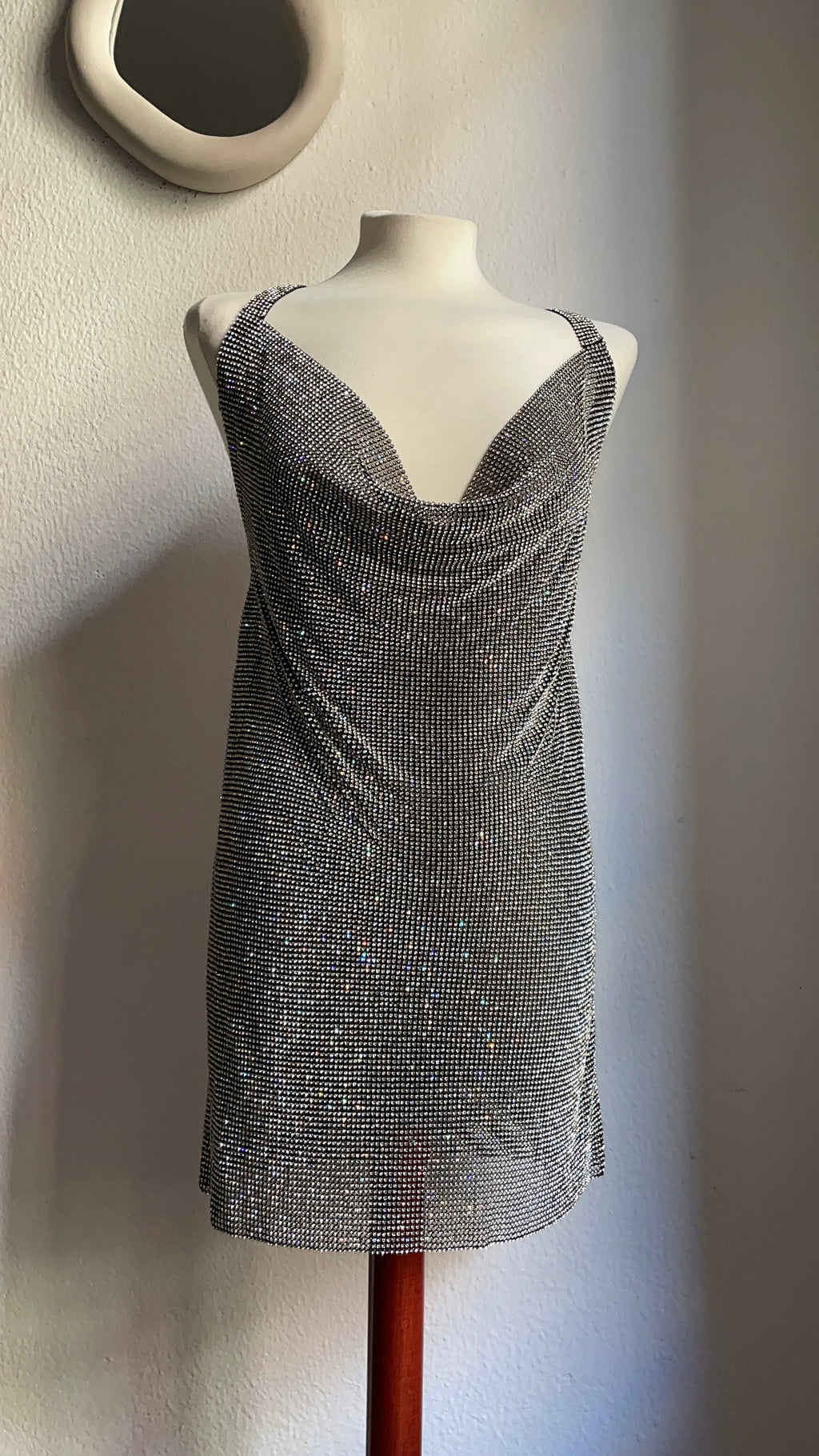 Stargirl Crystal Dress - Black & Silver