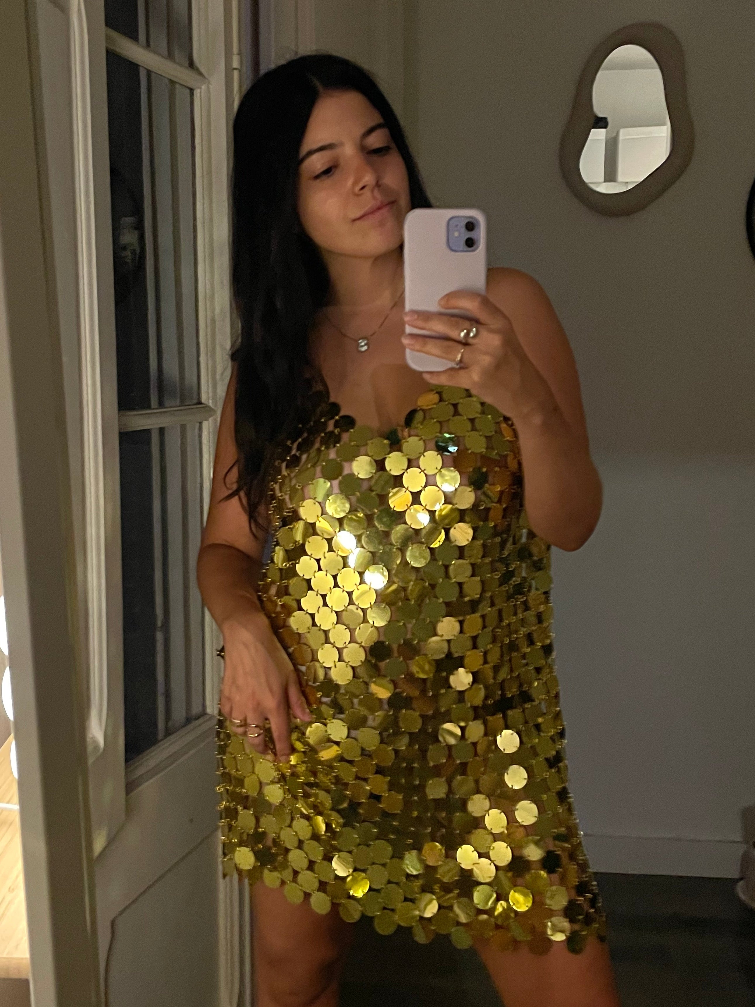 The Sequin Dress - Gold