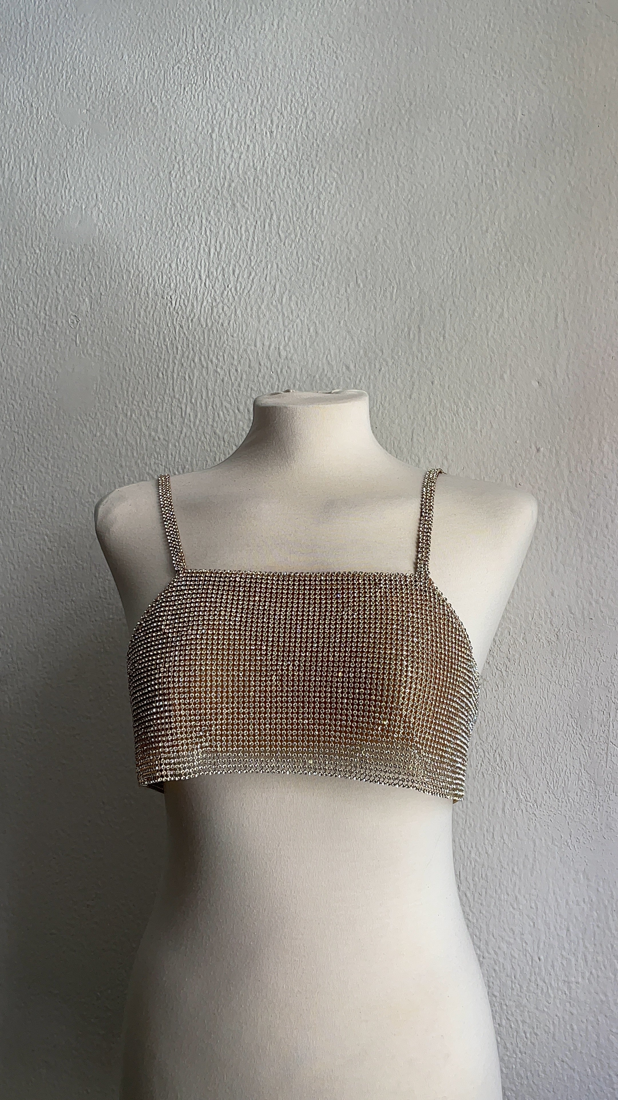 Calypso Crystal Top - Gold