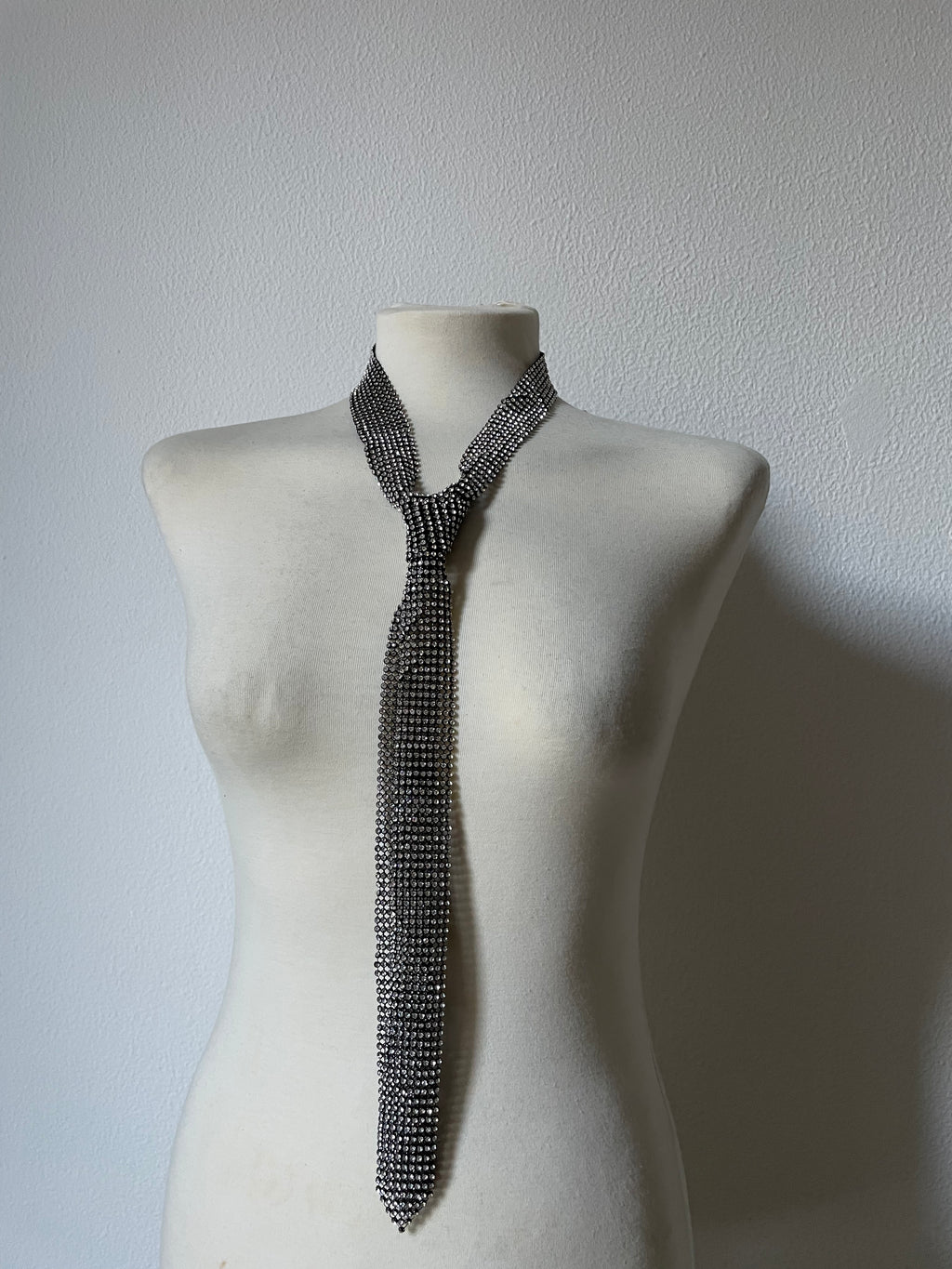 Crystal Tie Necklace