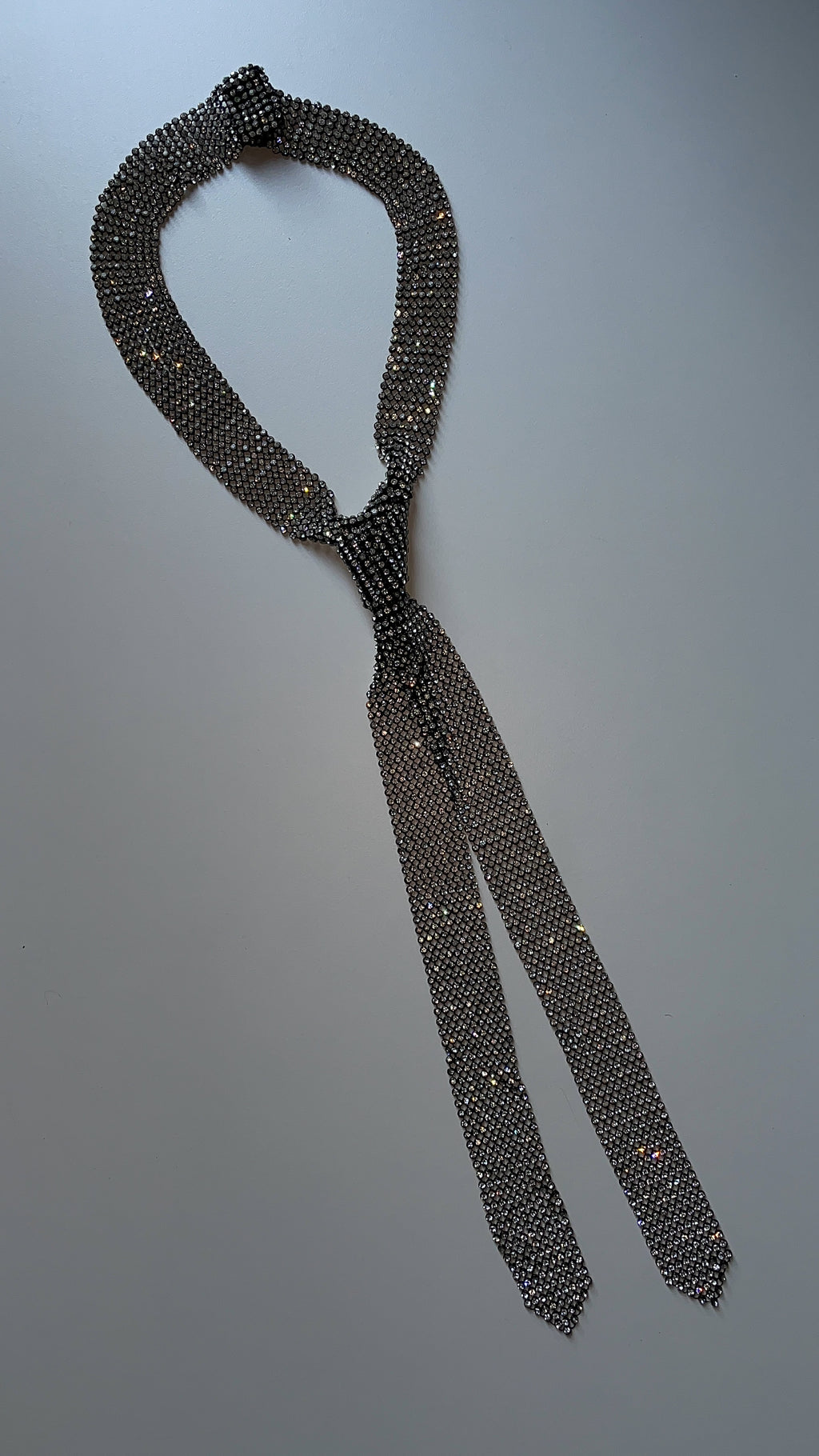 Crystal Tie Necklace