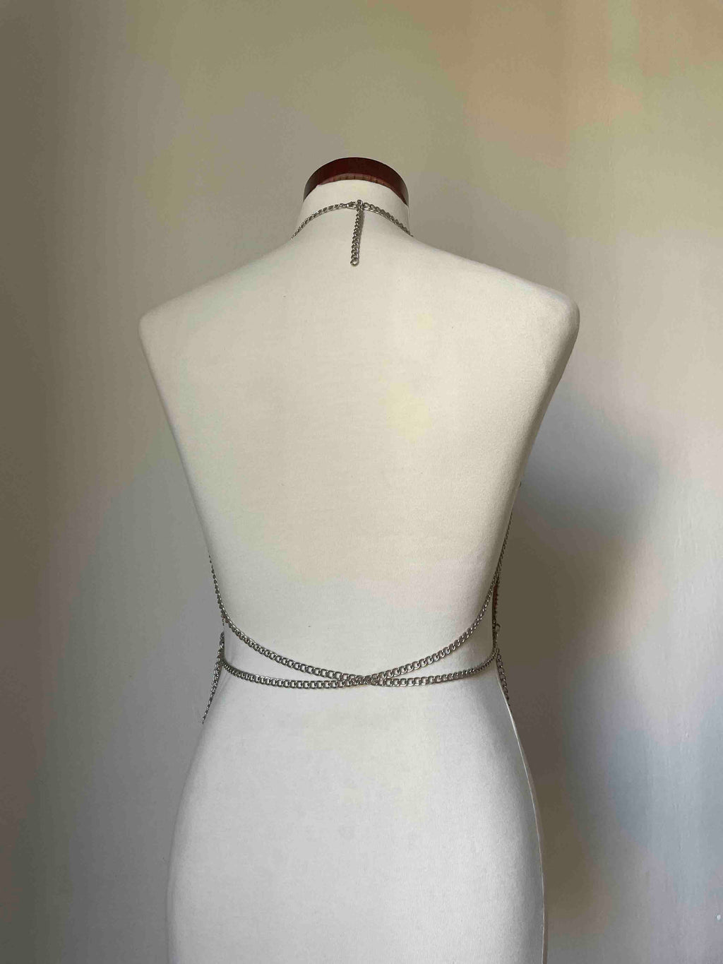 Stellar Crystal Top (Long) - Black & Silver