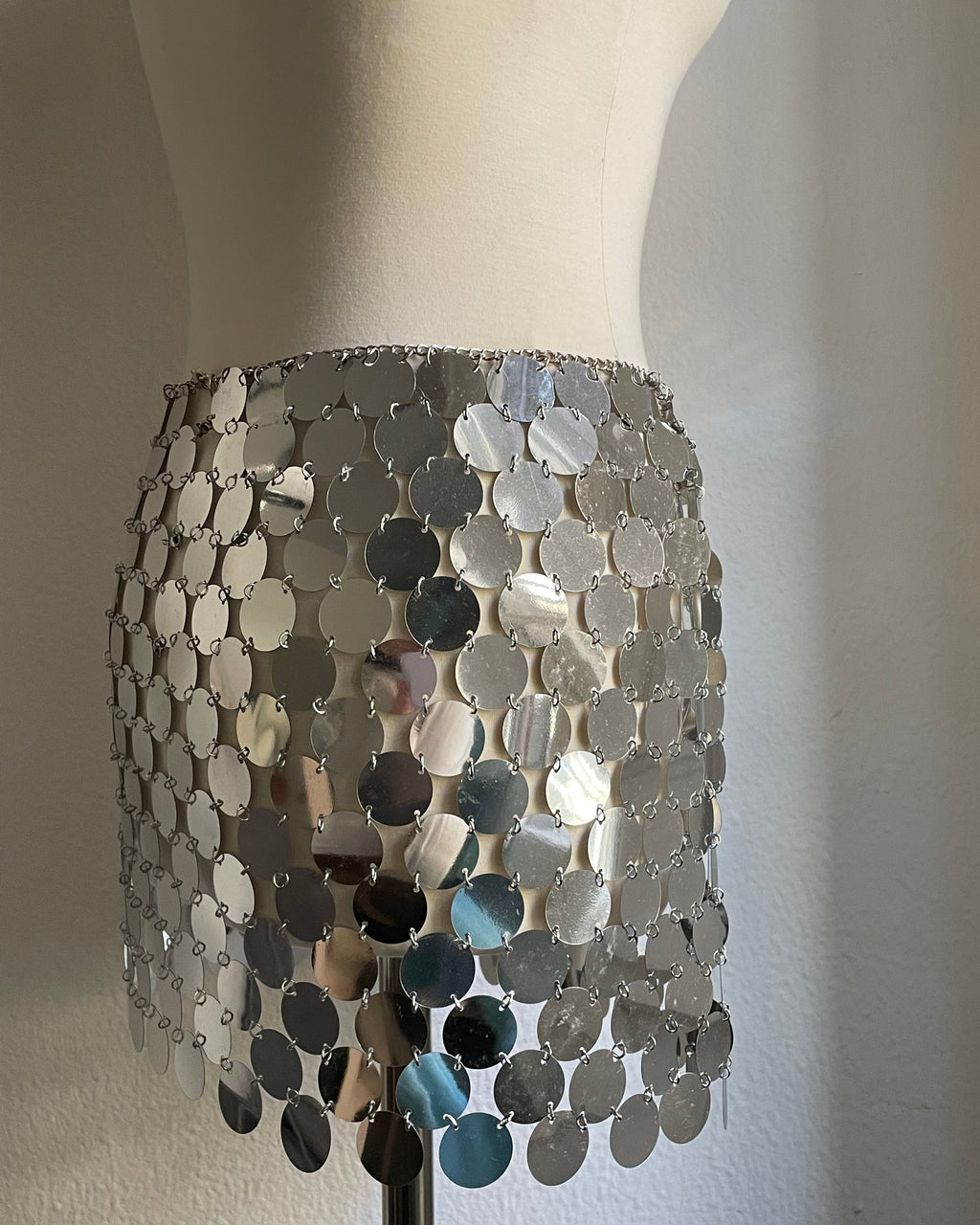 The Sequin Skirt - Silver