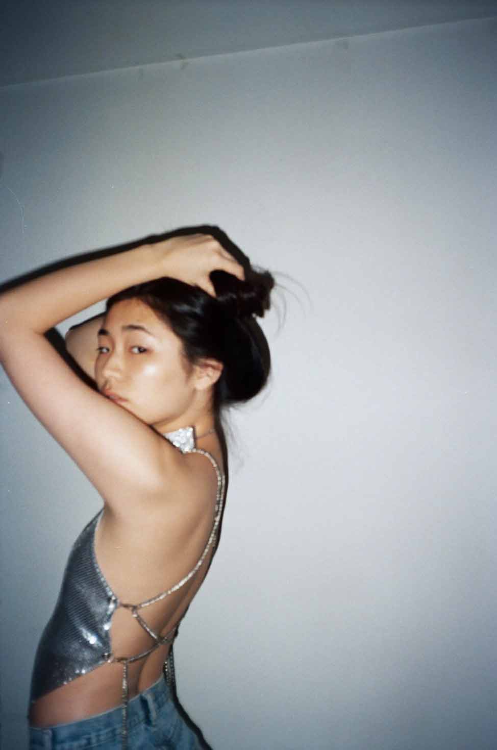 Asteria Metallic Top - Silver