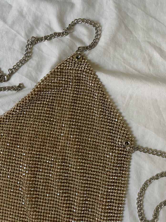 Stellar Crystal Top (Long) - Gold