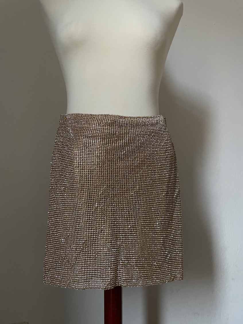 Stellar Crystal Skirt - Gold