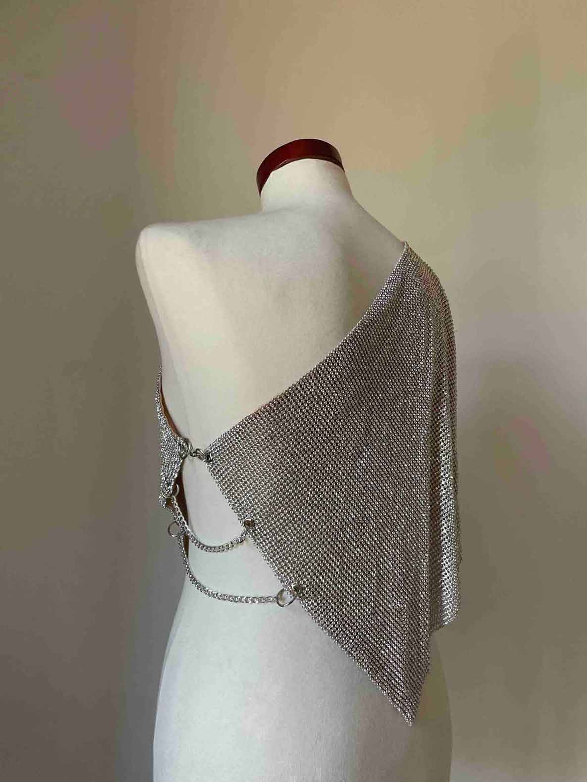 Nebula Crystal Top - Silver