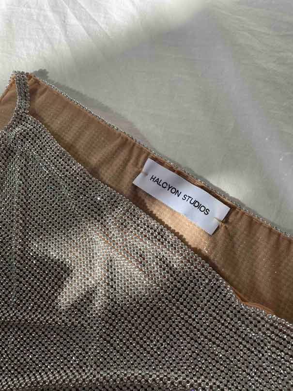 Nebula Crystal Top - Silver