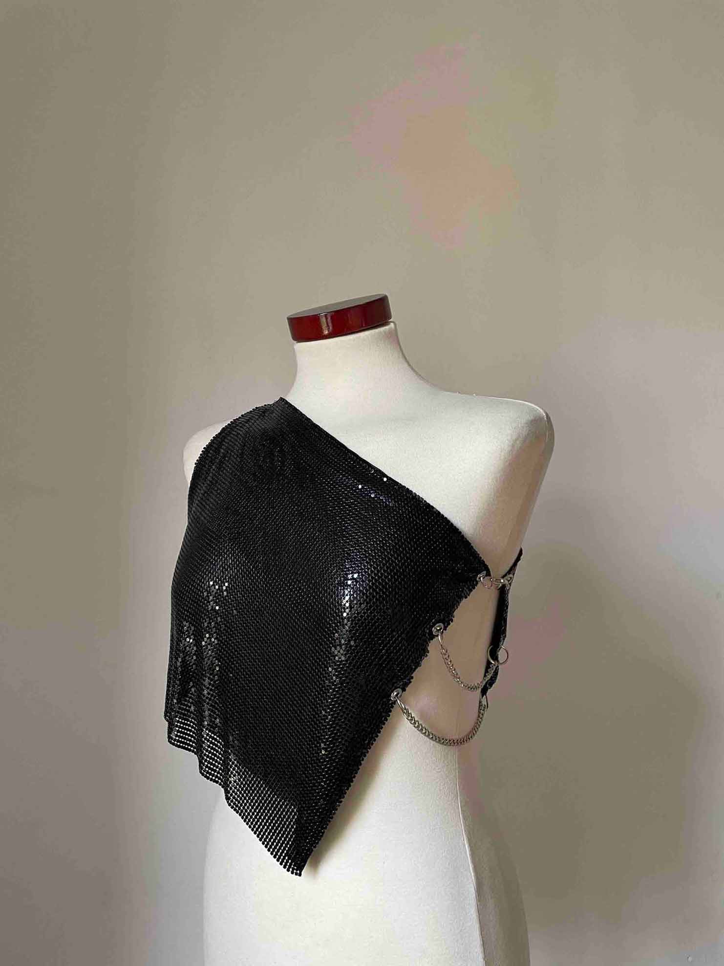 Nebula Metal Top - Black