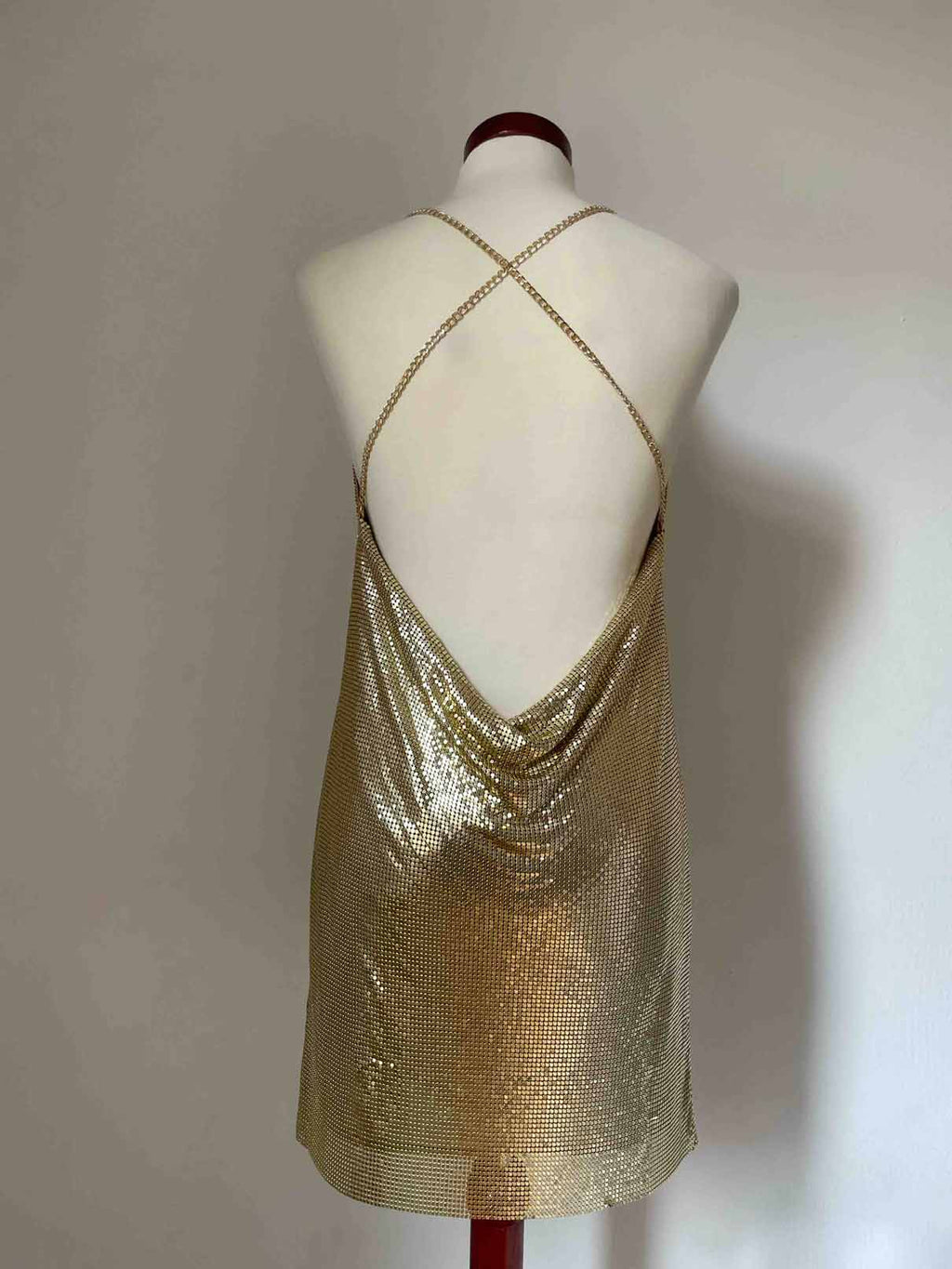 Stargirl Metal Dress - Gold