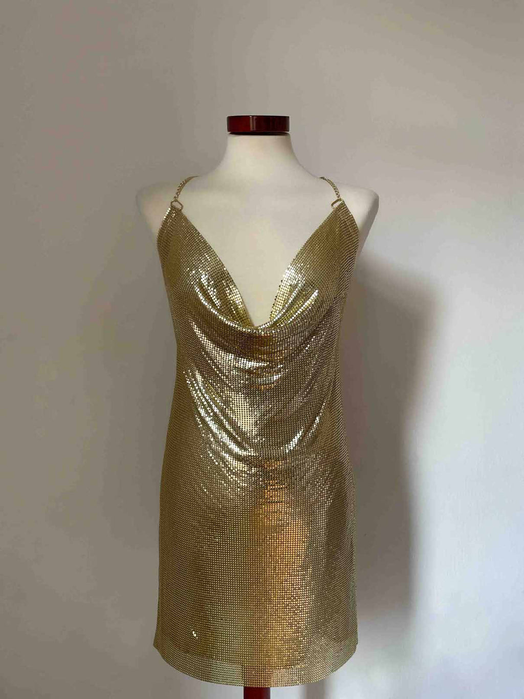 Stargirl Metal Dress - Gold Xs / Gold (Pre-Order) / Gold Mesh Stargirl Metal Dress - Gold Xs / Gold (Pre-Order) / Gold Mesh
