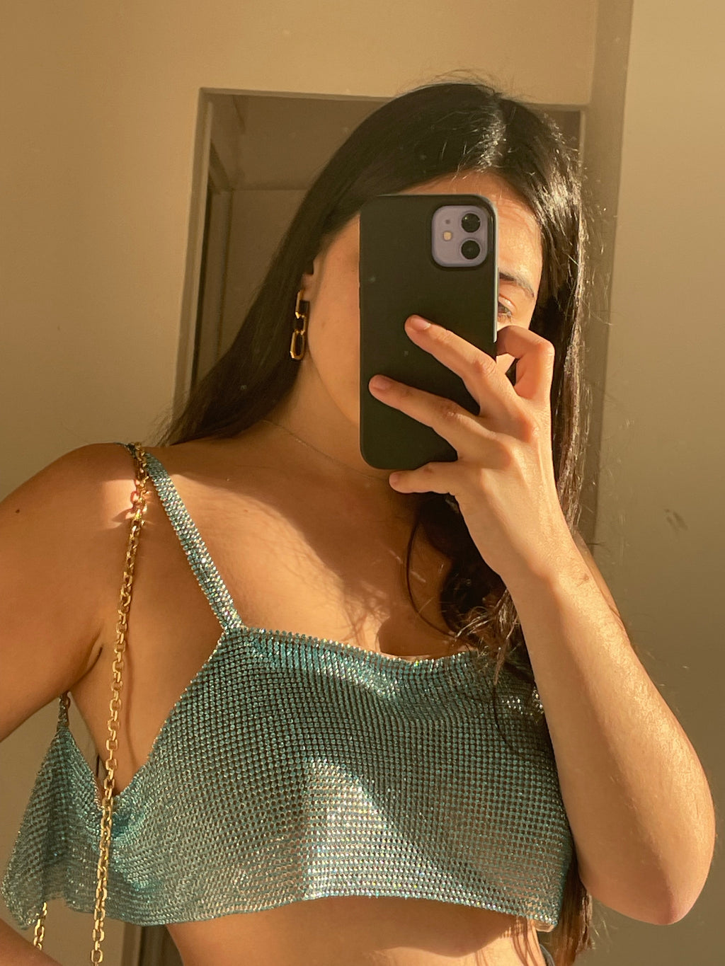 Calypso Crystal Top - Blue