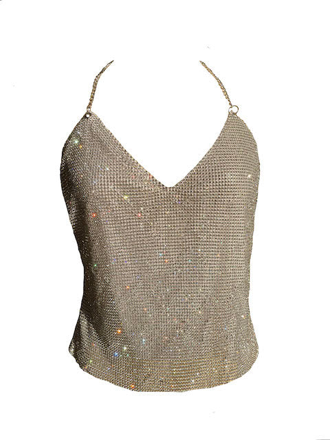 Stellar Crystal Top (Long) - Silver