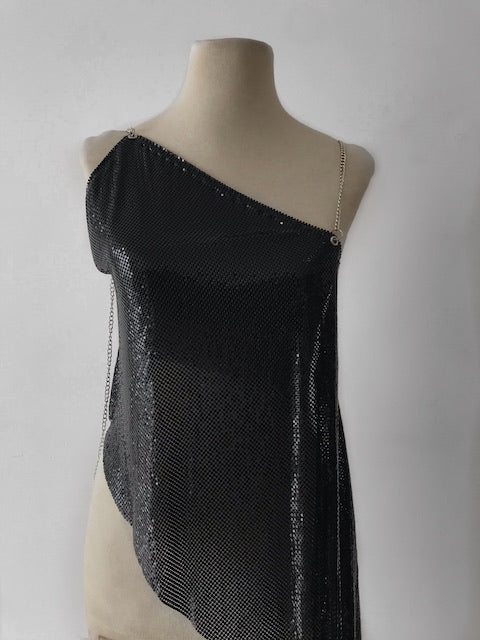 Skyler Metal Top - Black