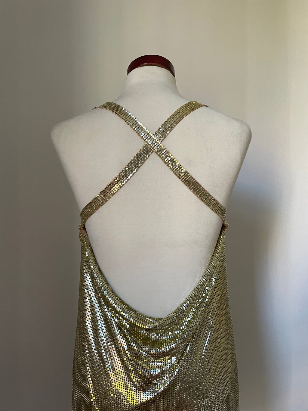 Stargirl Metal Dress - Gold